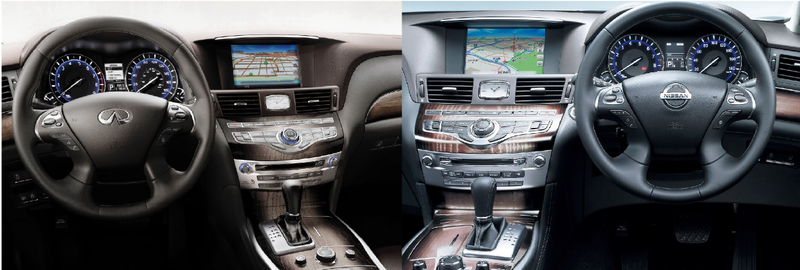 Illustration for article titled Ridiculous Rebadges: Japanese Luxury Sedans Edition